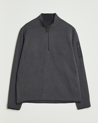 Arc'teryx Covert Half-Zip Black Heather – Schwarz
