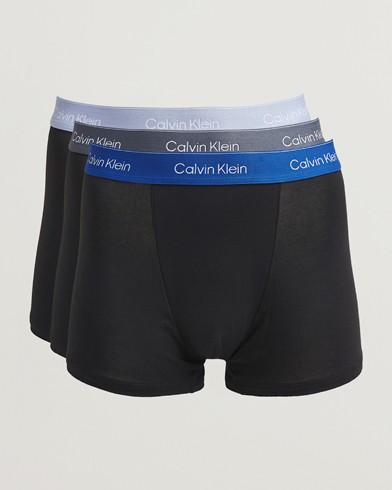 Calvin Klein 3-Pack Icon Cotton Stretch Relaxed Trunk Black – Schwarz