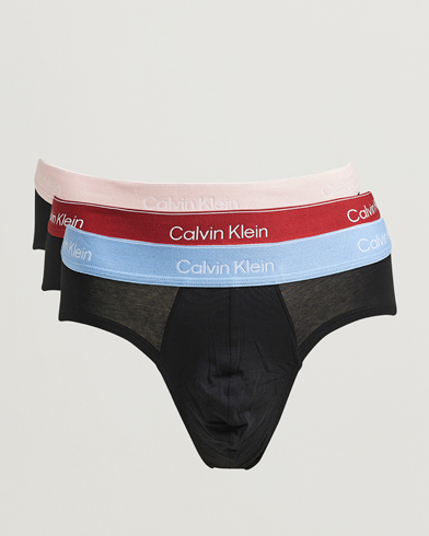 Calvin Klein 3-Pack Icon Cotton Stretch Hip Brief Black – Schwarz