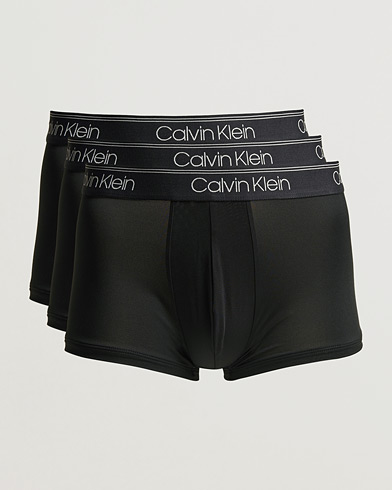 Calvin Klein 3-Pack Micro Stretch Trunk Black – Schwarz