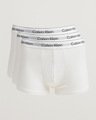 Calvin Klein 3-Pack Icon Cotton Stretch Trunk White – Weiß