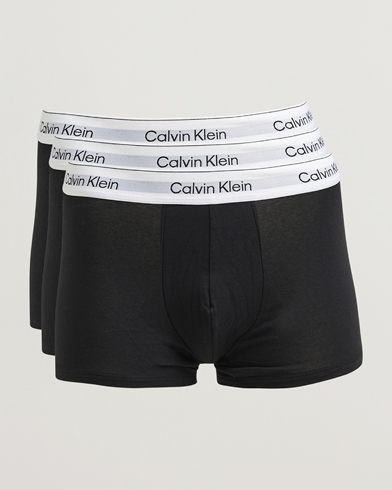 Calvin Klein 3-Pack Icon Cotton Stretch Trunk Black – Schwarz
