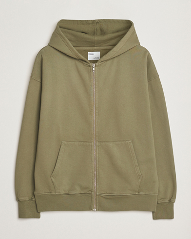 Colorful Standard Classic Organic Full Zip Hoodie Dusty Olive – Grün