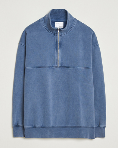 Colorful Standard Classic Organic Half-Zip Neptune Blue – Blau