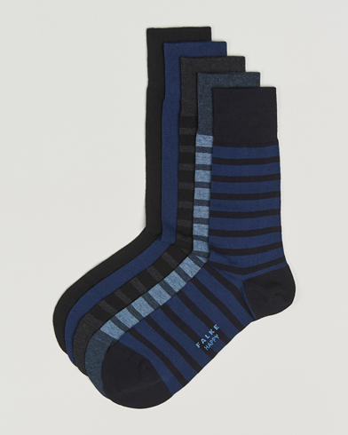 Falke Happy 5-Pack Cotton Socks Multi – Blau