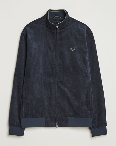 Fred Perry Brentham Corduroy Jacket Navy – Blau
