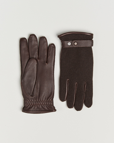 Hestra Christopher Cashmere/Elkskin Glove Espresso – Braun