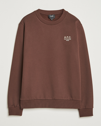 A.P.C. Rue Madame Sweatshirt Brown – Braun
