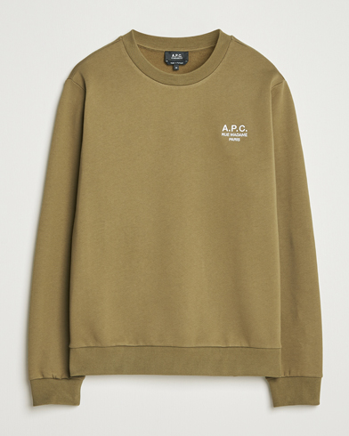 A.P.C. Rue Madame Sweatshirt Khaki Green – Grün