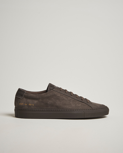 Common Projects Original Achilles Nubuck Sneaker Charcoal – Grau