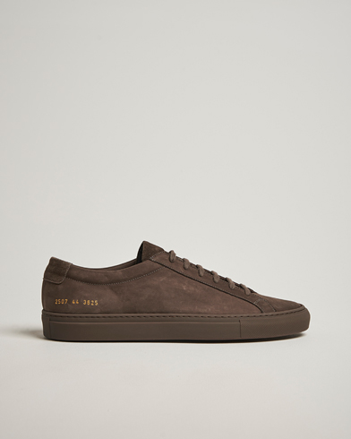 Common Projects Original Achilles Nubuck Sneaker Moka – Braun