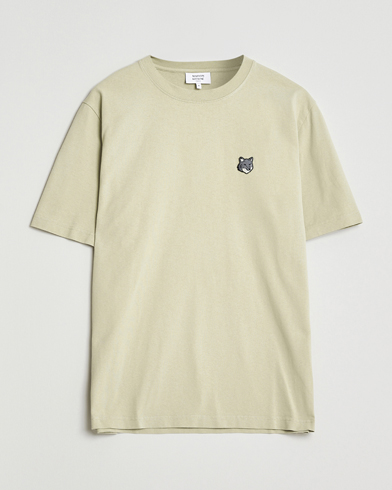 Maison Kitsuné Grey Fox Head T-Shirt Stone Beige – Beige
