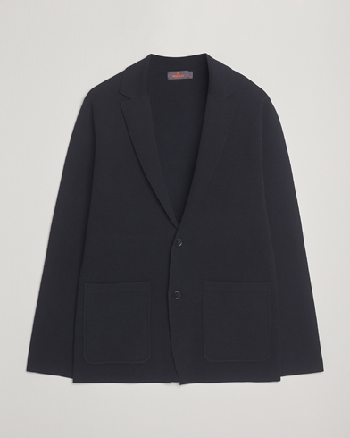 Morris Jake Knitted Blazer Old Blue – Blau