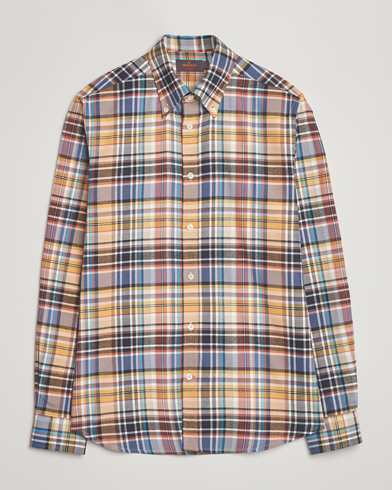 Morris Happy Tartan Check Shirt Yellow – Gelb