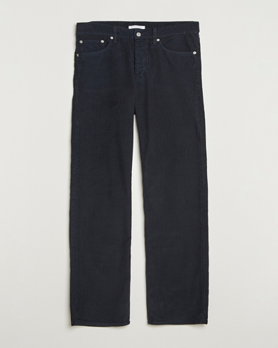 Sunflower Loose Corduroy Pants Navy – Blau