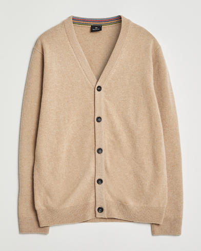 PS Paul Smith Merino Knitted Cardigan Beige – Beige