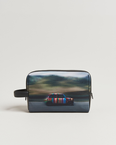 Paul Smith Leather Mini Washbag Black Multi – Mehrfarbig
