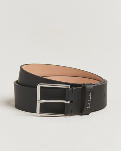Paul Smith Stitch Leather Belt Black – Schwarz