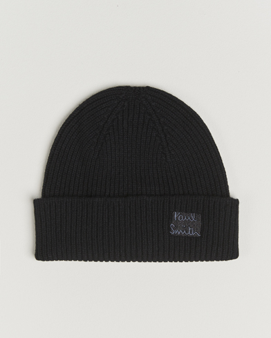 Paul Smith Cashmere Beanie Black – Schwarz