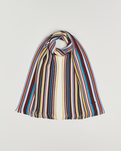  Paul Smith Merino Wool Signature Scarf Multi – Mehrfarbig