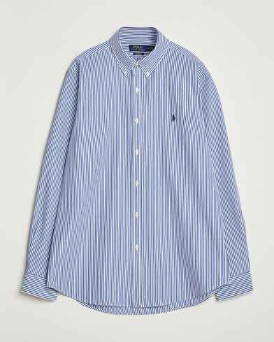Polo Ralph Lauren Custom Fit Stretch Poplin Shirt Bengal Stripe – Blau