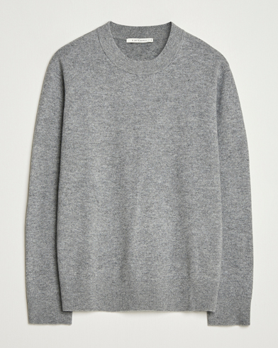 A Day's March Marlow Cashmere Blend Sweater Grey Melange – Grau