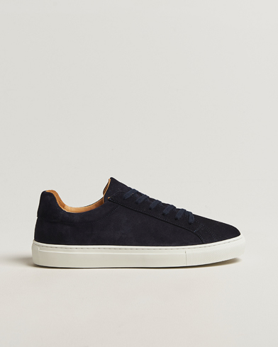 A Day's March Suede Marching Sneaker Navy – Blau