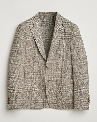 GANT Wool Checked Blazer Seed Melange – Grau