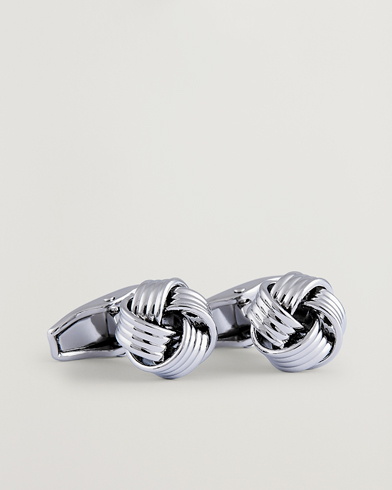 Amanda Christensen Knot Cufflink Silver – Silber
