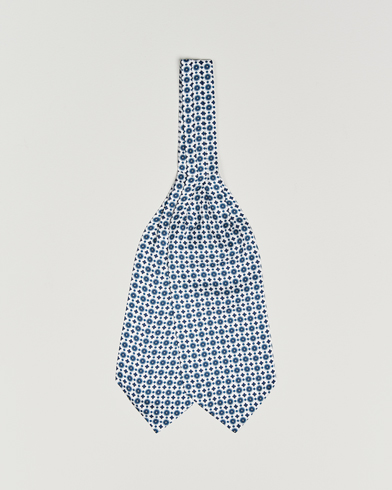 Amanda Christensen Silk Twill Medallion Ascot White – Weiß