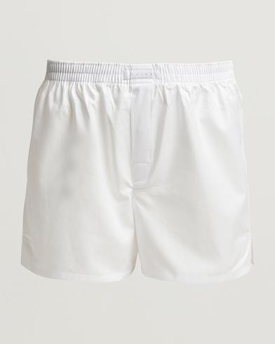 Falke Cotton Woven Boxer Shorts White – Weiß