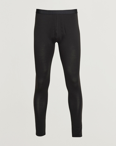 Falke Clima Wool Long Tights Black – Schwarz