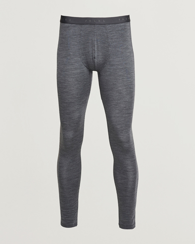 Falke Clima Wool Long Tights Dark Grey Heather – Grau
