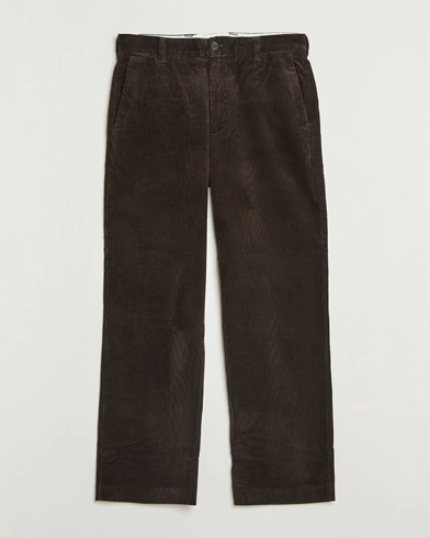 NN07 Paw Relaxed Fit Corduroy Trousers Demitasse Brown – Braun