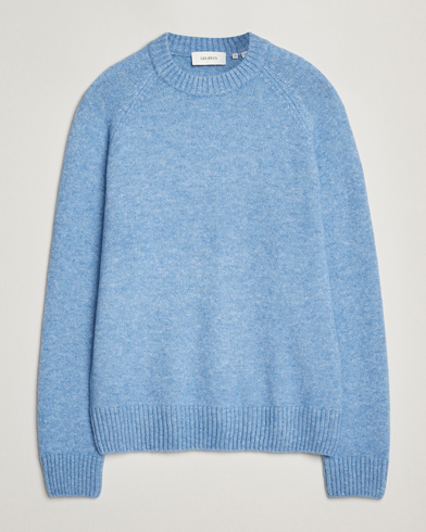 LES DEUX Gilbert Crew Neck Knit Allure Blue – Blau