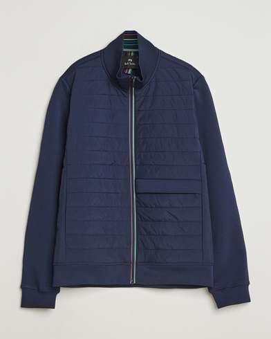 PS Paul Smith Mixed Media Jacket Navy – Blau