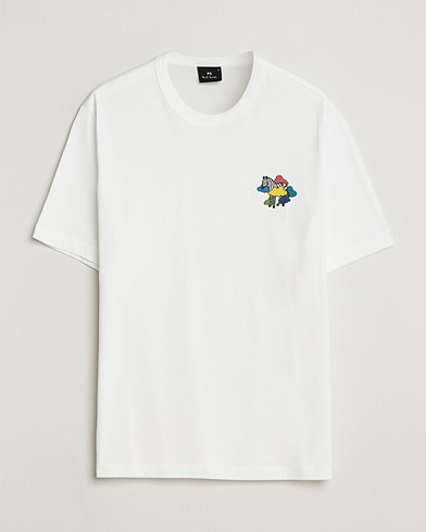 PS Paul Smith Cloud Zebra Printed T-Shirt White – Weiß
