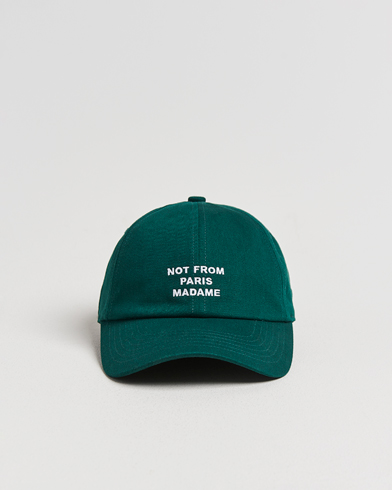 Drôle de Monsieur Slogan Baseball Cap Dark Green – Grün