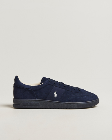 Polo Ralph Lauren Bedford Suede Sneaker Tonal Navy – Blau