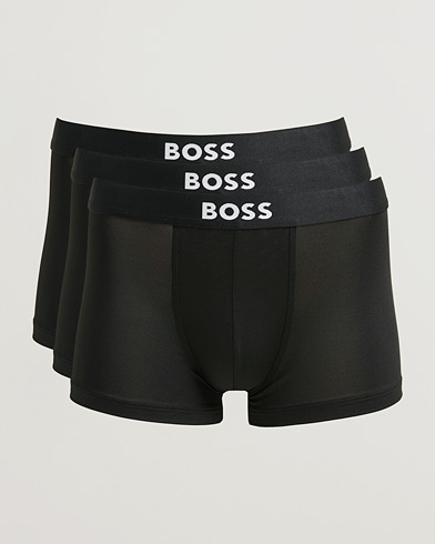 BOSS BLACK 3-Pack Microfibre Trunk Black – Schwarz