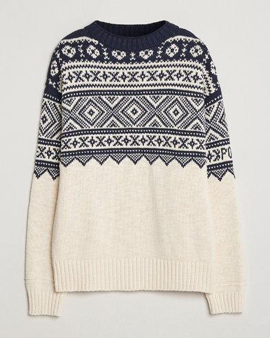 Polo Ralph Lauren Cotton/Cashmere Sweater Cream Combo – Weiß