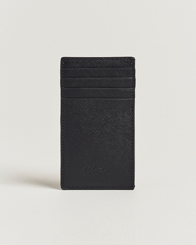 Oscar Jacobson Card Holder Leather Black – Schwarz
