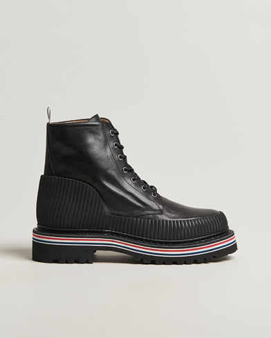 Thom Browne All Terrain Boots Black Calf – Schwarz