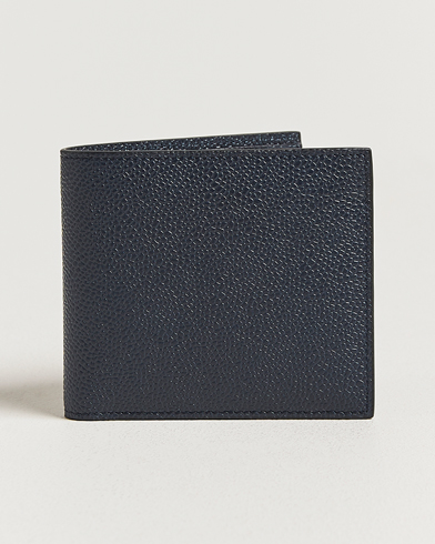 Thom Browne Pebble Grain Leather Wallet Navy – Blau