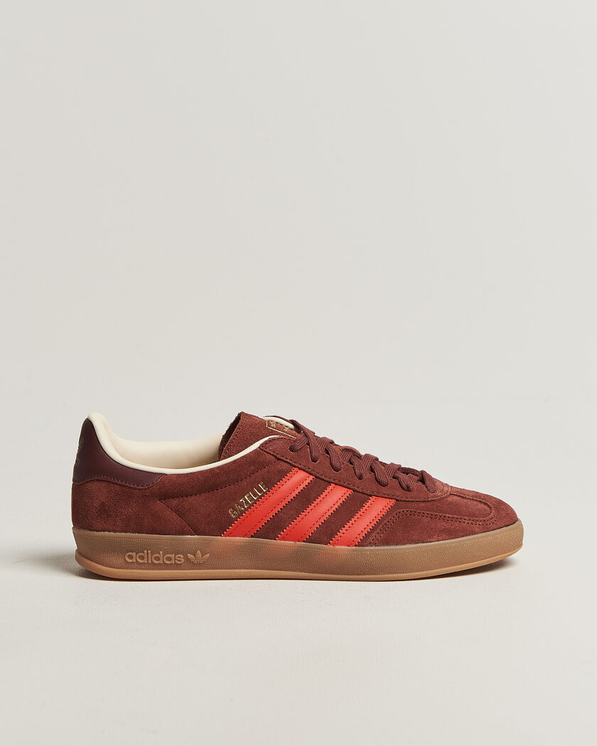 adidas Originals Gazelle Indoor Sneaker Brown/Red – Braun