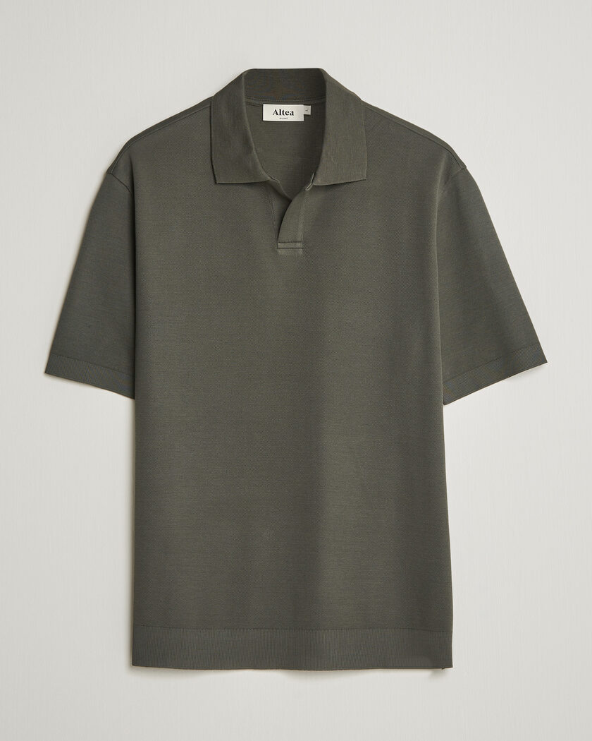 Altea Jersey Piquet Polo Dark Green – Grün