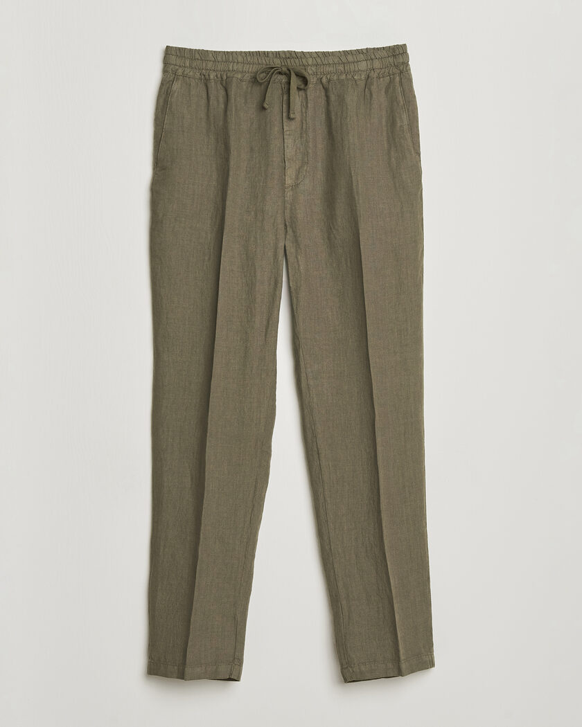 Altea Linen Pants Military – Grün