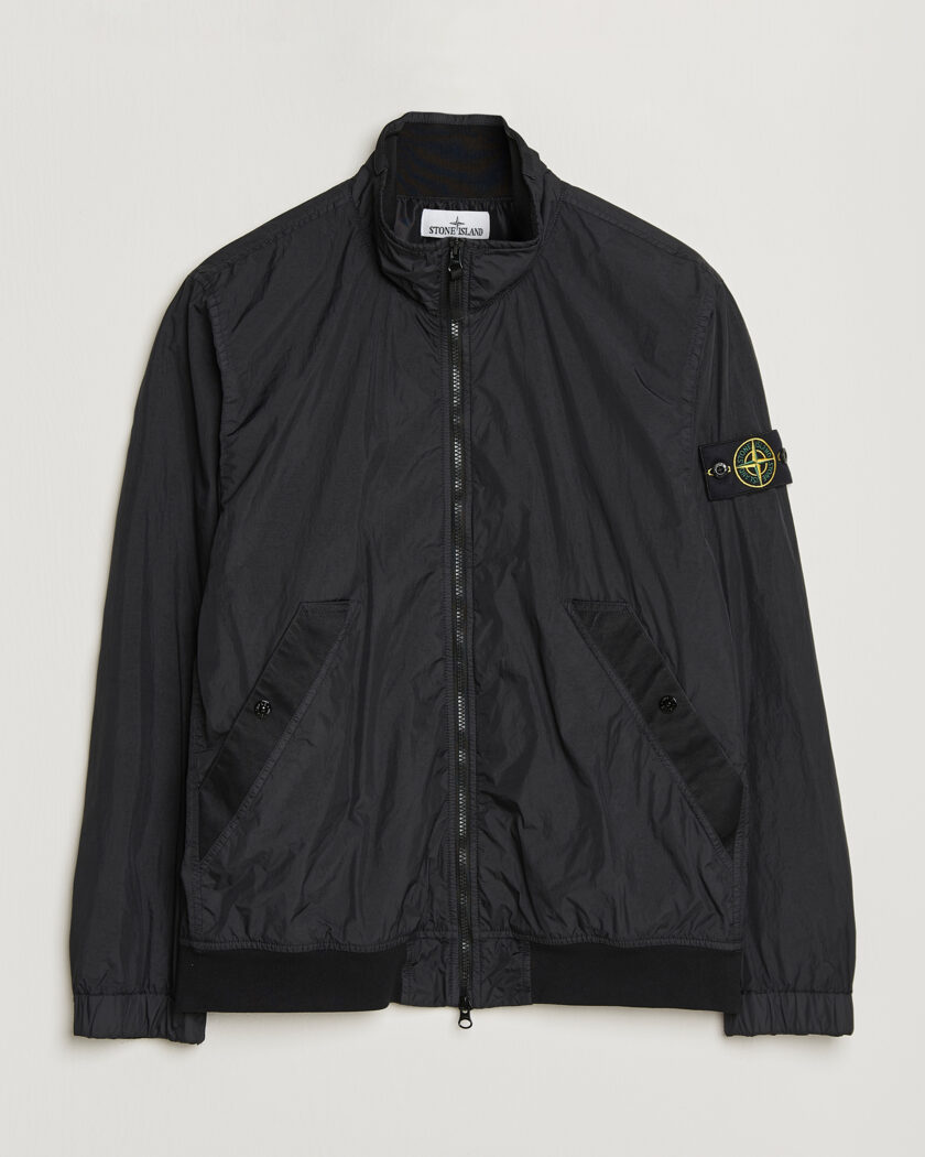 Stone Island Crinkle Reps Short Jacket Black – Schwarz