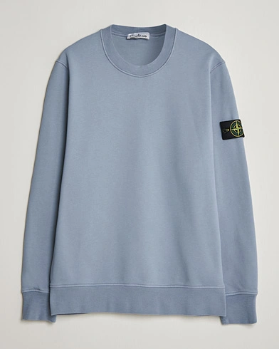 Stone Island Garment Dyed Fleece Sweatshirt Dark Blue – Blau
