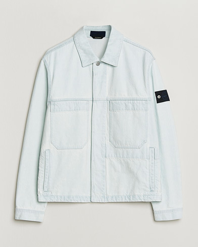 Stone Island Denim Jacket Ultra Bleached – Blau